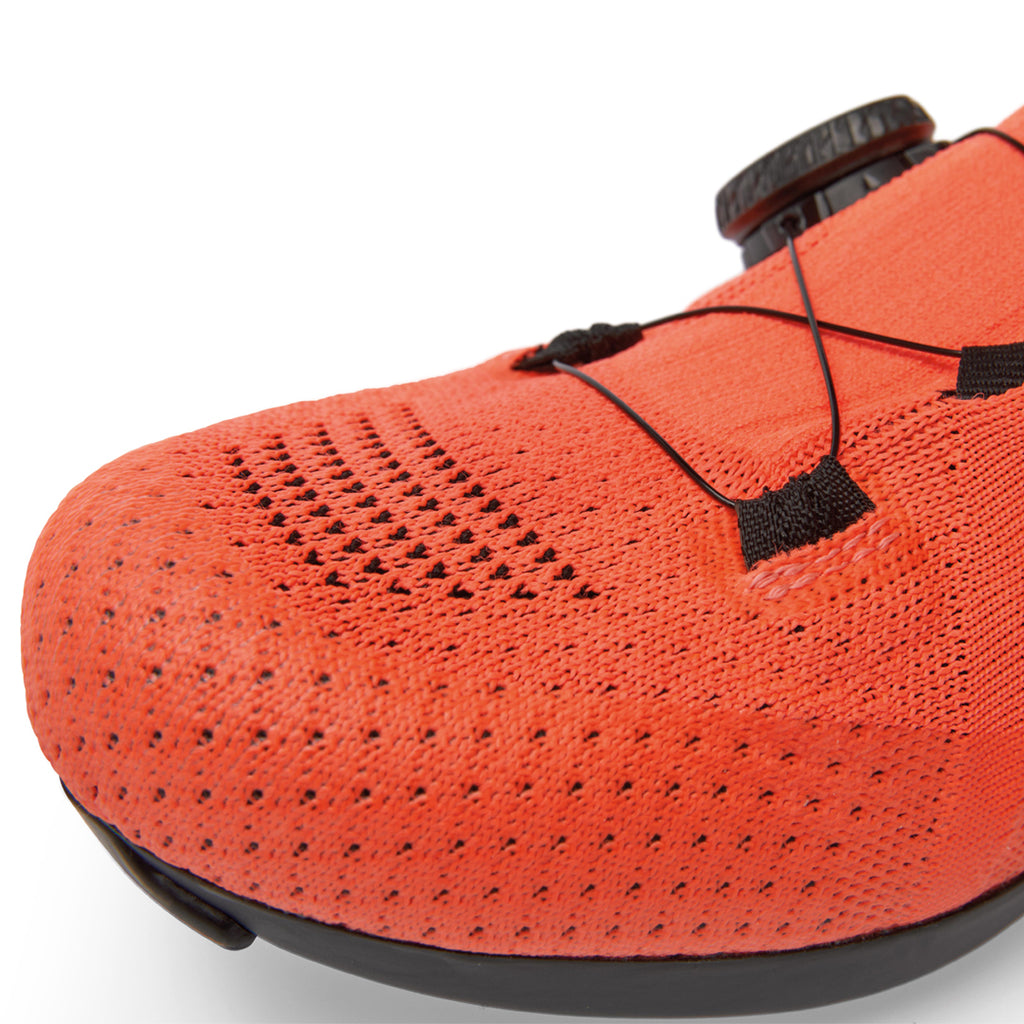DMT KR0 Orange Road Bike 3D Knit Cycling Shoe Toe