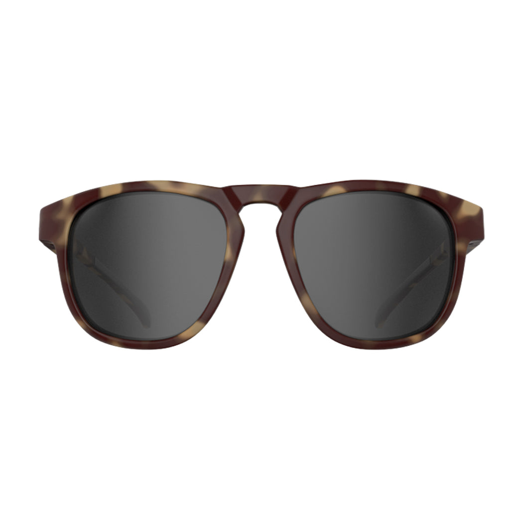 sunglasses with a tortoise shell frame