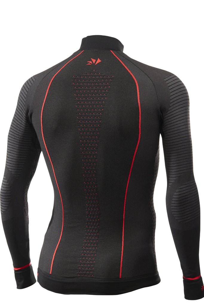 Back view of thermal base layer for cycling