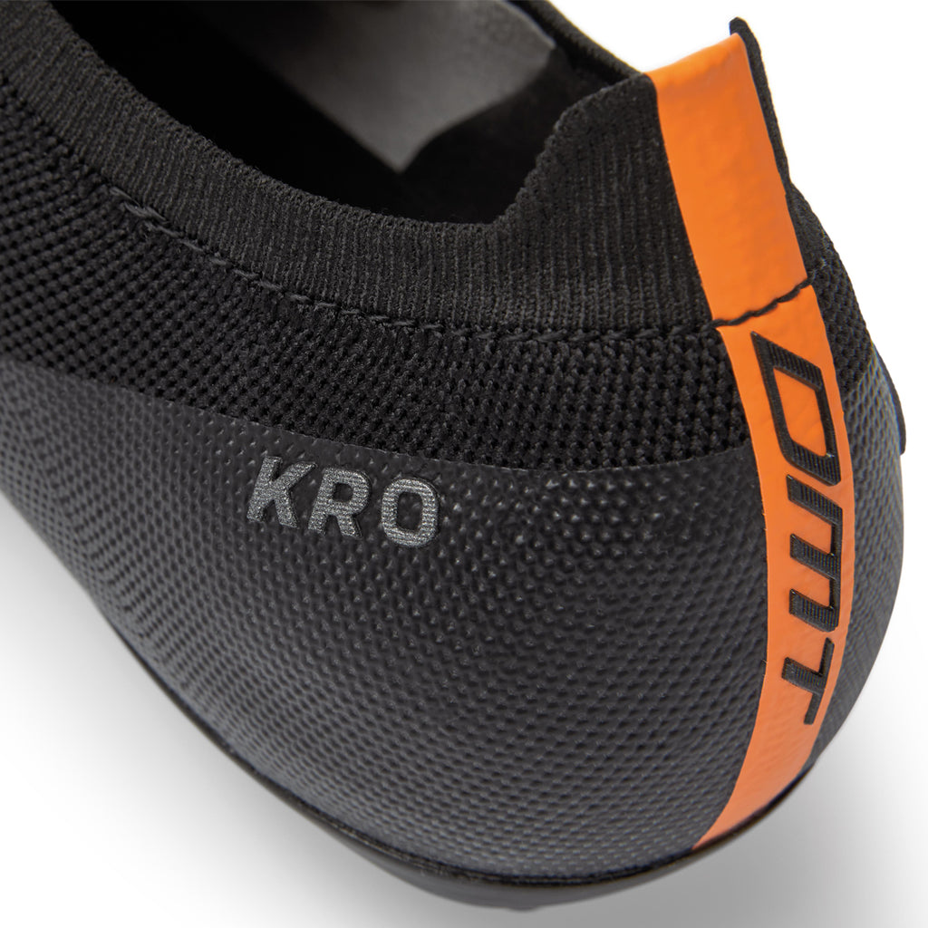DMT KR0 Road Bike 3D Knit Cycling Shoe - Back of Shoe