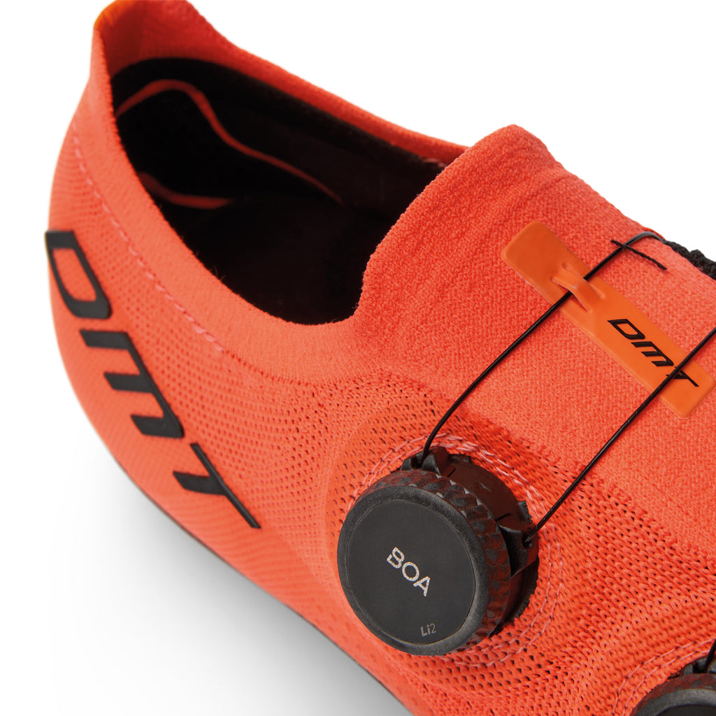 DMT KR0 Orange Road Bike 3D Knit Cycling Shoe - Boa