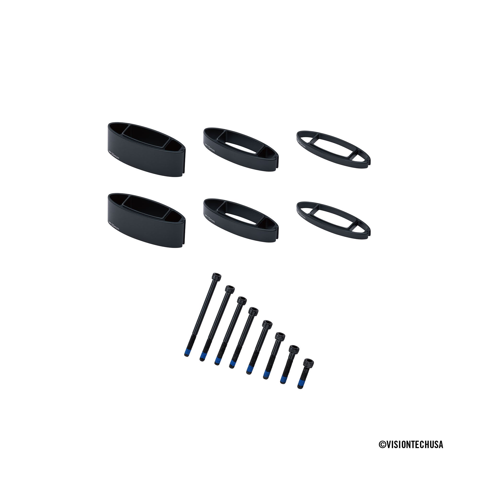 Vision Metron TFA Armrest Stack Kit – Stack Height Spacer Kit for